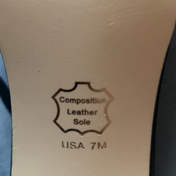 Browns “Vicky” Black Satin and Rhinestone Sandal - Picture 8 of 10